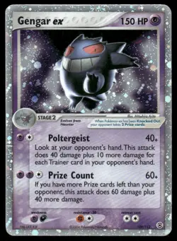Pokemon Cards Gengar ex 108/112 FireRed & LeafGreen Holo Rare EX HP - Image 1