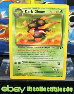 Pokemon Card Dark Gloom 36/82 Team Rocket WOTC 2000 NM Free Shipping - Image 1