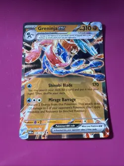 Greninja EX 106/167 Full Art NM/M Twilight Masquerade Pokemon Card - Image 1