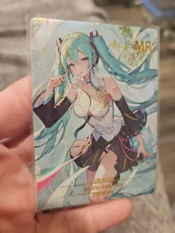 Goddess Story Waifu Anime MR-003 Holo Foil Hatsune Miku Thick Trading Card - Image 2
