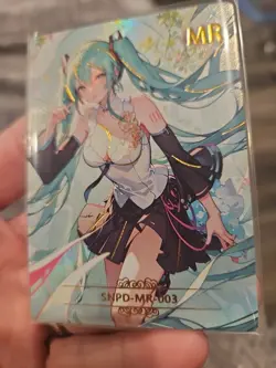 Goddess Story Waifu Anime MR-003 Holo Foil Hatsune Miku Thick Trading Card - Image 4