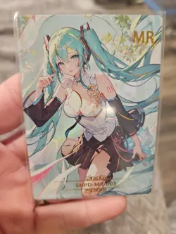 Goddess Story Waifu Anime MR-003 Holo Foil Hatsune Miku Thick Trading Card - Image 5
