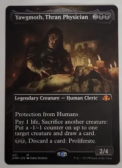 Yawgmoth, Thran Physician Borderless MTG DMR 431 Mythic NM Blight Proliferate - Image 1