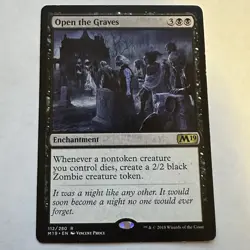 Open the Graves Core Set 2019 Regular LP MTG Magic the Gathering - Image 1
