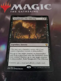 MTG. 2x Yawgmoth's Vile Offering. Dominaria. Lp - Image 1