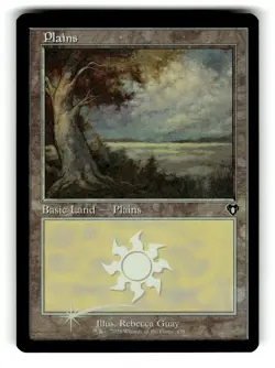 Plains () (Retro Frame) Commander Masters 438 NM FOIL - Image 1