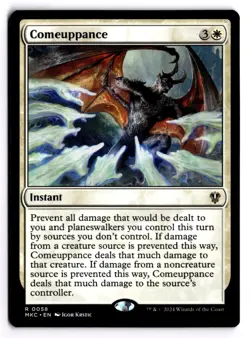 Comeuppance Normal Commander: Murders at Karlov Manor 58 Near Mint - Image 1