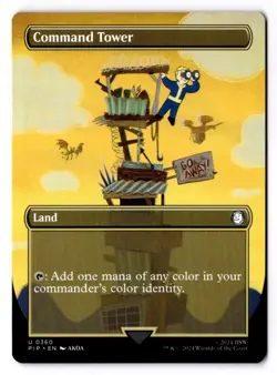 Command Tower (Borderless) 360 Universes Beyond: Fallout NM - Image 1