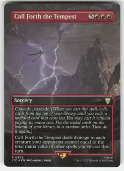 Call Forth the Tempest (Borderless) (Surge Foil) Foil 553 R Commander - Image 1