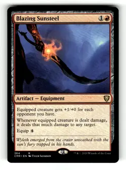 Blazing Sunsteel Commander Legends 364 Near Mint 1 - Image 1