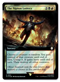 The Nipton Lottery (Extended Art) (Surge Foil) Foil 951 R Universes Beyond - Image 1