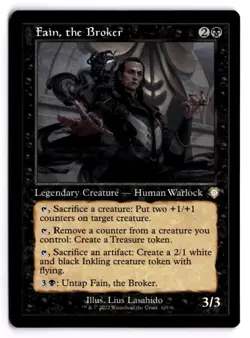 Fain, the Broker (Retro Frame) 105 Commander: The Brothers' War NM - Image 1