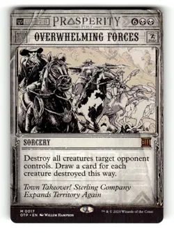 Overwhelming Forces Outlaws of Thunder Junction: Breaking News 17 Near Mint - Image 1