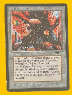 MTG MISHRA'S FACTORY (Fall) Antiquities (OldManMTG 012-667) - Image 1