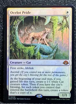 1x MTG Ocelot Pride (Foil) - Modern Horizons 3 (MH3) #38 - Magic the Gathering - Image 5