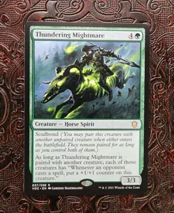 MTG | Thundering Mightmare (037/038) | Crimson Vow | Regular NM - Image 1