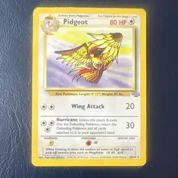 Pokemon Pidgeot Jungle Rare Card 24/64 Stage 2 Wing Attack Hurricane Regular - Image 1