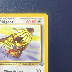 Pokemon Pidgeot Jungle Rare Card 24/64 Stage 2 Wing Attack Hurricane Regular - Image 4