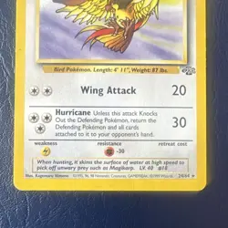 Pokemon Pidgeot Jungle Rare Card 24/64 Stage 2 Wing Attack Hurricane Regular - Image 5
