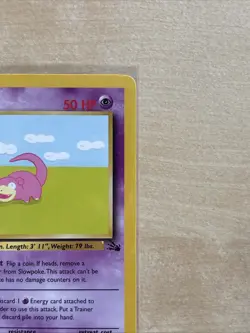 Pokemon TCG Slowpoke 1st Edition Common Card Fossil, 55/62, Regular LP Condition - Image 3