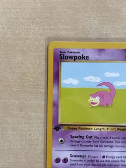Pokemon TCG Slowpoke 1st Edition Common Card Fossil, 55/62, Regular LP Condition - Image 4