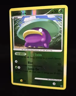 Pokemon TCG - LOTAD (SHINY) - #SH4 - SHINY HOLO RARE - PLATINUM (2009) - MP/LP - Image 1