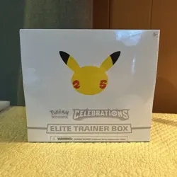 Pokemon TCG: 25th Anniversary Celebrations Elite Trainer Box (ETB) (2021) SEALED 820650809439 - Image 1
