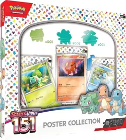 Pokemon TCG: Scarlet & Violet 151 Poster Collection Box 3 Packs New Sealed 820650853166 - Image 1