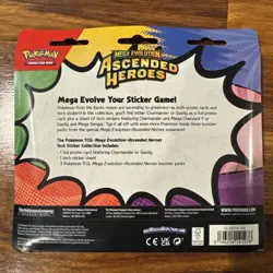 Pokemon Ascended Heroes Tech Sticker Pack Gastly - Image 2
