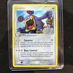 2006 Pokemon, EX Crystal Guardians, #23/100 Loudred, Reverse Holo Rare - Image 2