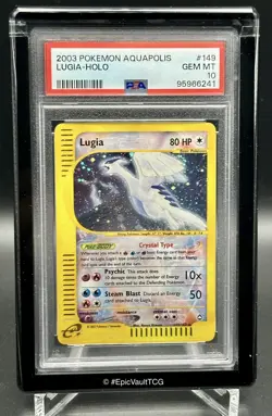 2003 Pokemon Crystal Lugia Aquapolis 149/147 Holo #149 PSA 10 Gem Mint - Image 1