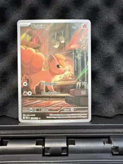 Pokemon TCG Vulpix Illustration Rare Card #138/132 Mega Evolutions - Image 1