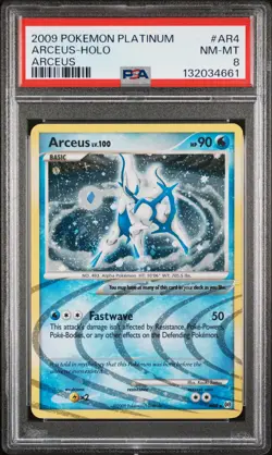 PSA 8 NM-MT - Arceus - Holo AR4 Platinum Arceus - Pokemon TCG - Image 1