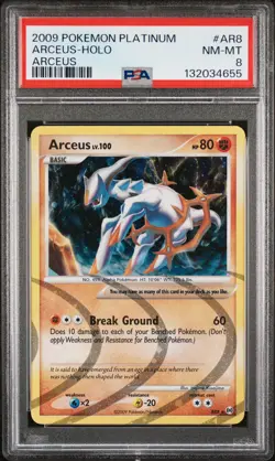 PSA 8 NM-MT - Arceus - Holo AR8 Platinum Arceus - Pokemon TCG - Image 1