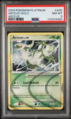 PSA 8 NM-MT - Arceus - Holo AR2 Platinum Arceus - Pokemon TCG - Image 1