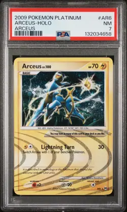 PSA 7 NM - Arceus - Holo AR6 Platinum Arceus - Pokemon TCG - Image 1