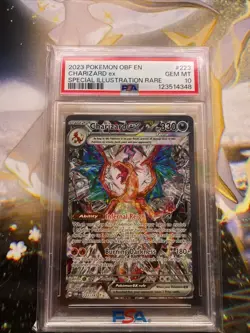 Pokemon TCG Charizard EX Obsidian Flames Sir No.223/197 PSA 10 - Image 1