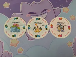 Pokemon Rummy Cards 1999 Set Of Charizard, Venusaur, And Blastoise. NM - Image 1