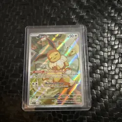 Pokemon TCG Eevee SVP 173 Black Star Promo Holo Prismatic Evolutions - Image 1