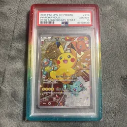2016 Pokemon Japanese Festa Pikachu 20th Anniversary XY Promo #279 - PSA 10 - Image 1