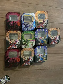 Lot of 10 Empty Pokemon Tins - With plastic inside ideal for display! - Image 2