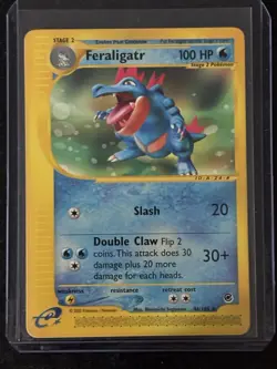 Feraligatr Pokemon TCG Expedition Base Set 46/165 E-Reader - Image 1