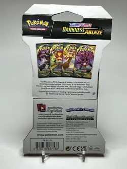 Pokemon TCG Sword & Shield Darkness Ablaze Booster Pack 820650807138 - Image 2