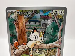 Meowth 106/94 Illustration Rare ME02: Phantasmal Flames Pokemon TCG NM - Image 2