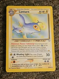 Lanturn - Pokemon TCG Neo Revelation 32/64 LP - Image 1