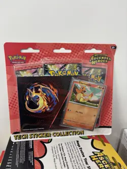 Pokemon TCG Mega Evolution Ascended Heroes Tech Sticker Collection Charmander - Image 1