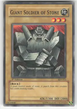 Giant Soldier of Stone Common Starter Deck: Yugi SDY-013 1ST ED LP - Image 1