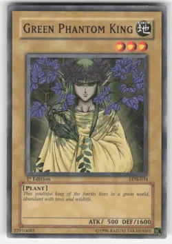 Green Phantom King Common The Legend of Blue Eyes White Dragon LOB-034 1ST 1 LP - Image 1