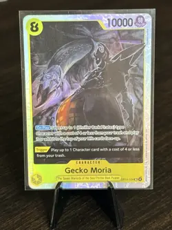 Gecko Moria - OP14-104 OP14-104 The Azure Sea's Seven Foil Near Mint - Image 1