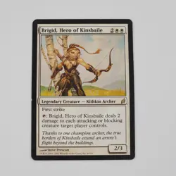 MTG Brigid, Hero of Kinsbaile 6/301 Magic The Gathering Lorwyn Rare Card Kithkin - Image 1